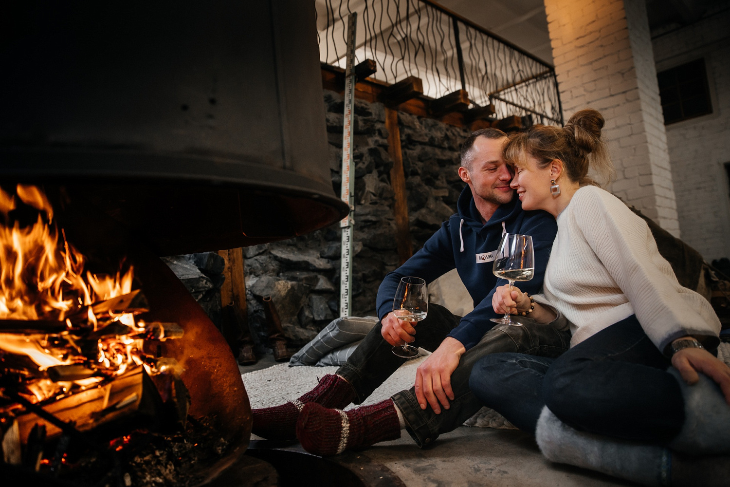 Night at the museum in the Mineral Center of the Northern Ladoga area in Sortavala